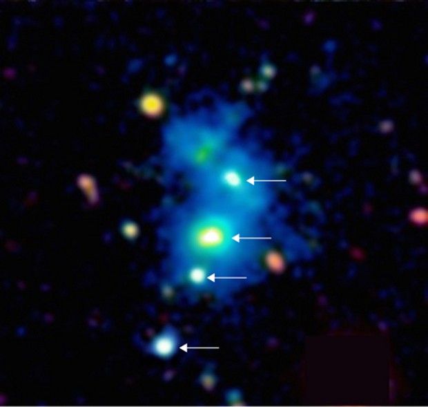 A view of the quadruple quasar