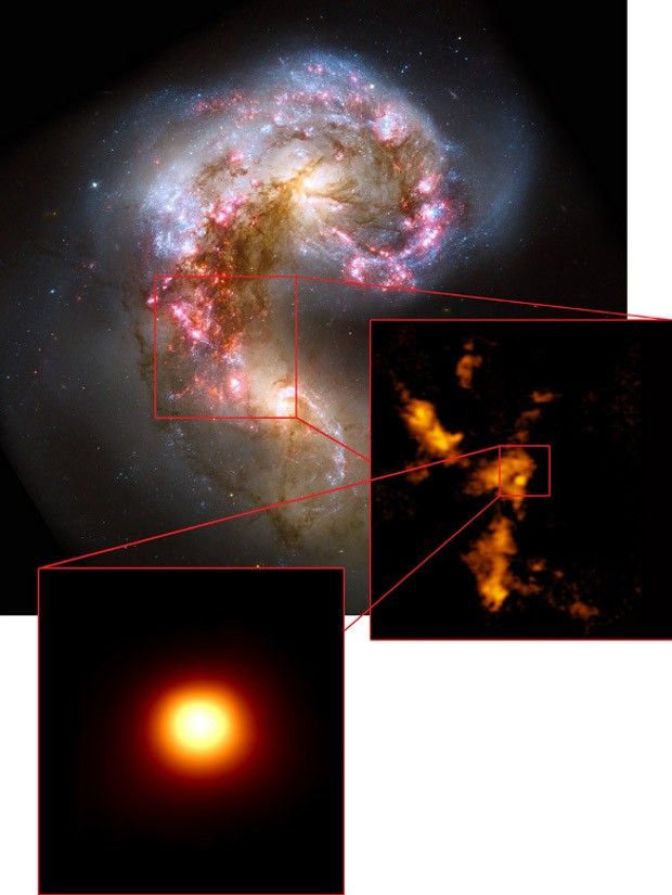 Images reveal the location of the cosmic “dinosaur egg”