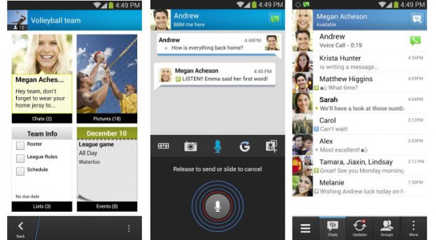 BBM for Android (screenshots)