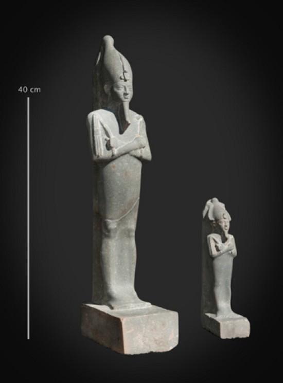 Artifacts depicting the god Osiris