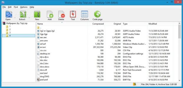 Quickly create archives and decompress files with Bandizip