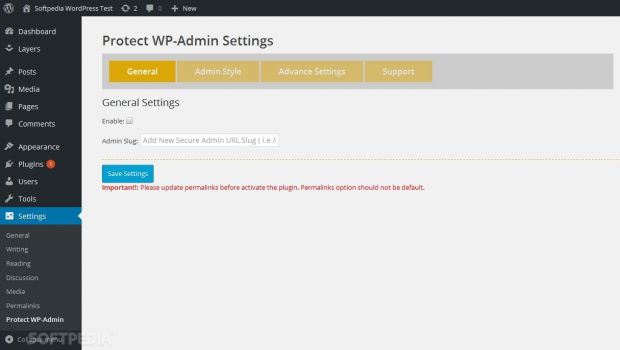 Protect Your Admin lets webmasters change the admin panel's login URL