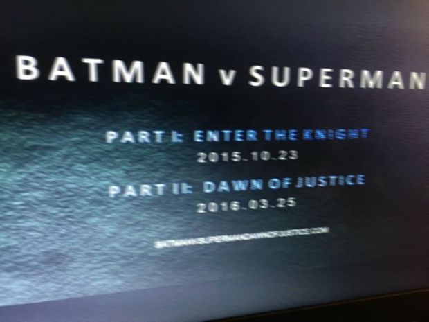 Leaked photo hints at surprise Warner Bros. release