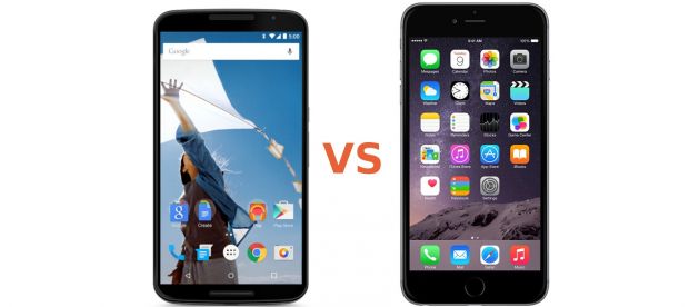 Motorola Nexus 6 vs. iPhone 6 Plus