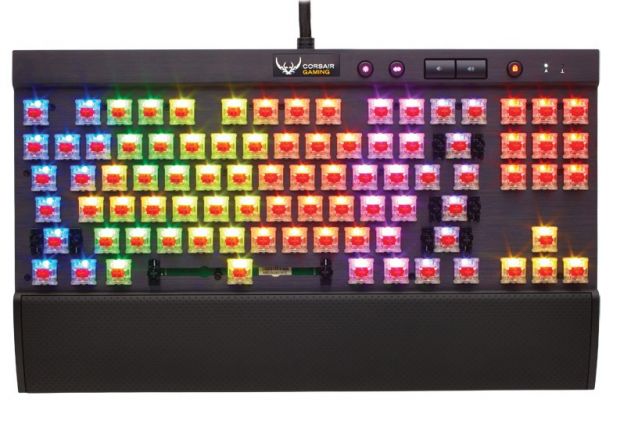 Corsair K-Series RGB keyboard, underworks