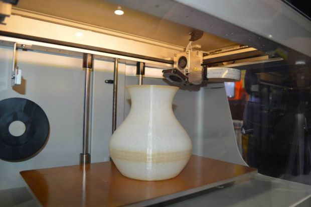 Mark One Carbon Fiber 3D Printer, sample print