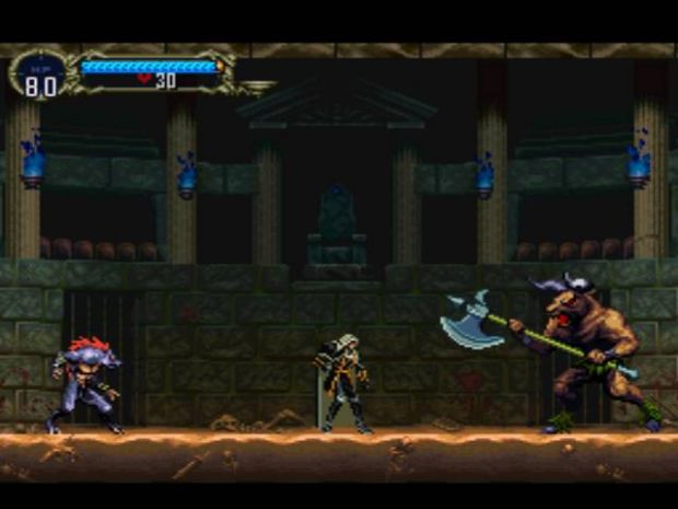 SotN centered the view on the protagonist