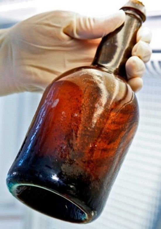 This bottle of beer dates back to the 1840s