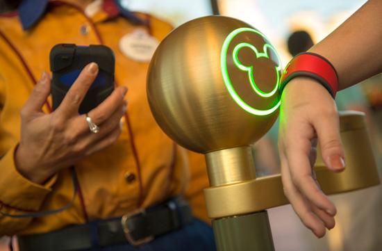 The wearables will track the movements of guests on the park's grounds
