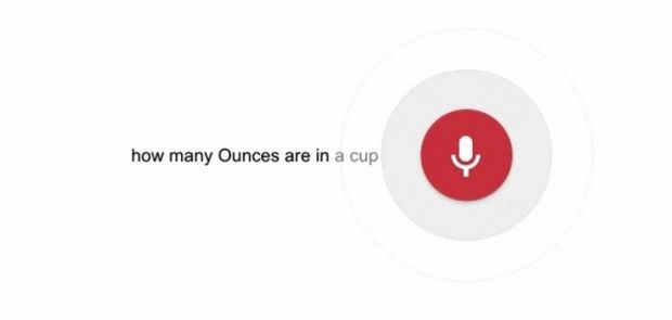 How Voice Search looks in Chrome
