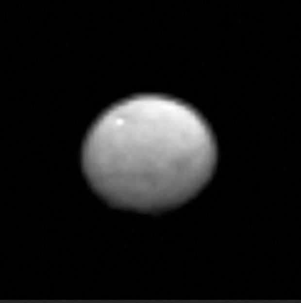 The Dawn spacecraft observed Ceres for an hour on Jan. 13, 2015