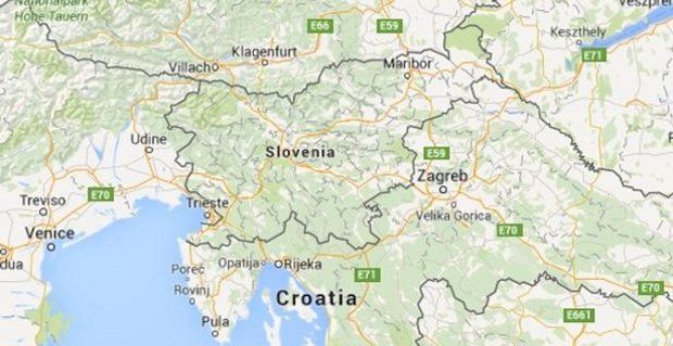 The newly established country lies between Slovenia and Croatia