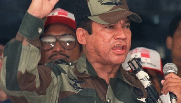 Manuel Noriega in 1988, before his capture
