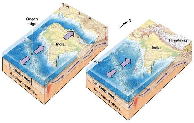 The India-Asia plate tectonic collision