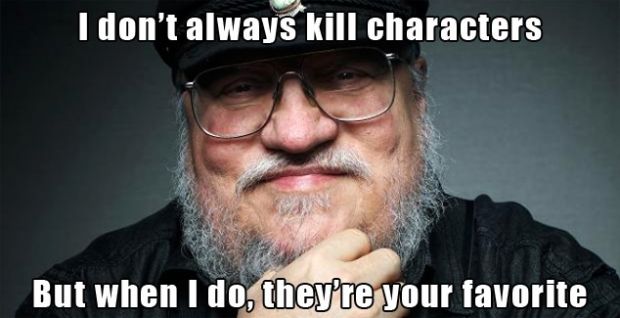 George R.R. Martin will kill a Stark every time you ask him how long until his next book is out