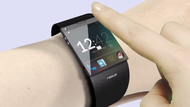 The Nexus smartwatch shown in a render
