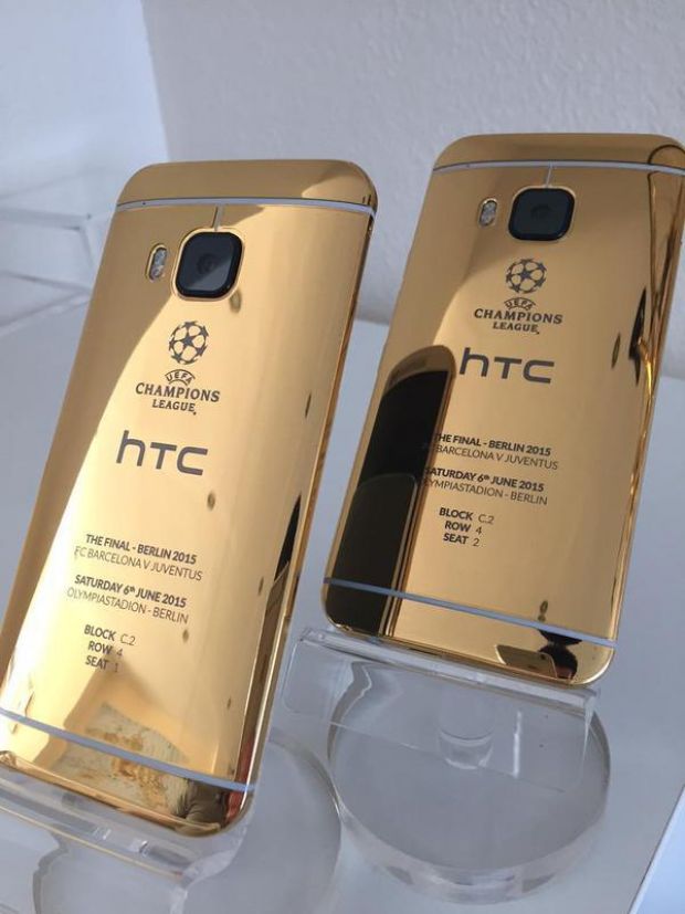 Limited Edition HTC One M9 in 24ct. gold