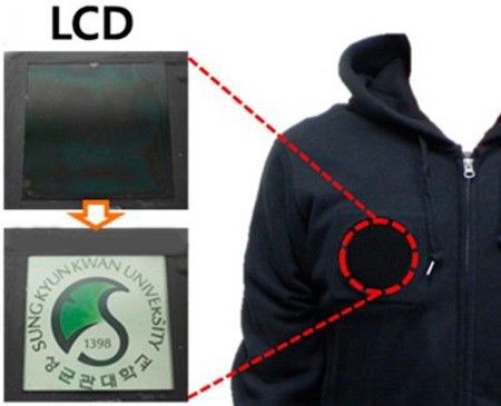 New fabric can harness energy from human movement and use it to power an LCD display