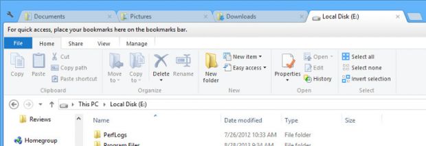 The app lets you open as many tabs as you want in the same File Explorer window