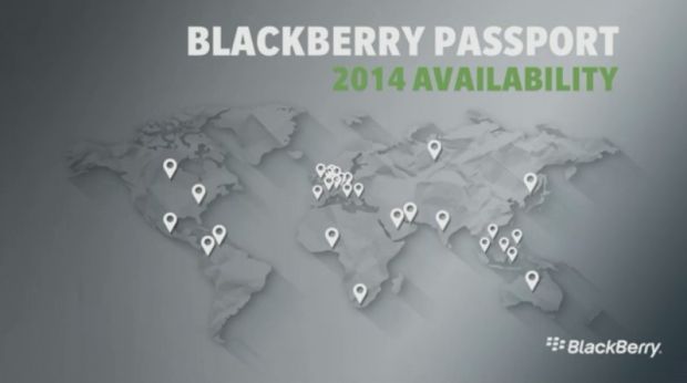 BlackBerry Passport availability