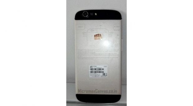 Micromax Canvas Gold A300 (back)