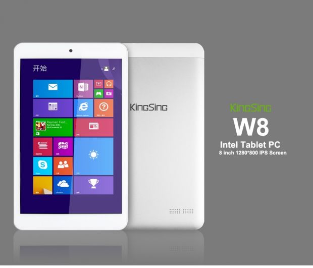 The tablet is optimized to run the full version of Windows 8.1