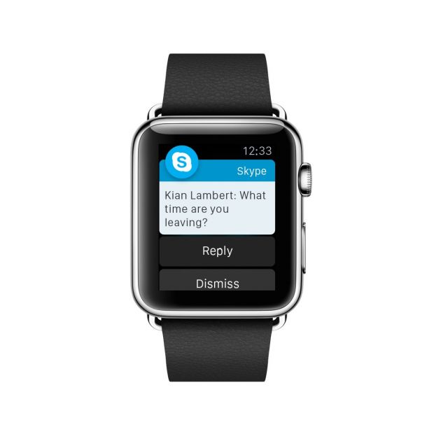 Reply to chats from Apple Watch
