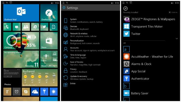 Windows 10 for phones comes with a redesigned UI and new features