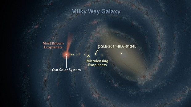 Map reveals the location of the newly found planet
