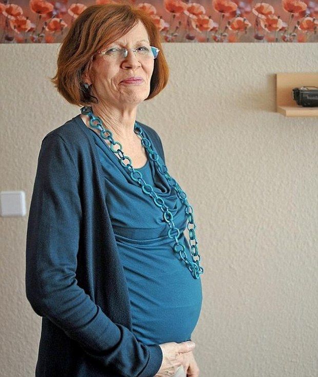 65-year-old Annegret Raunigk is now a mother