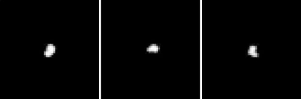Comet 67P/Churyumov-Gerasimenko has an irregular nucleus, images reveal