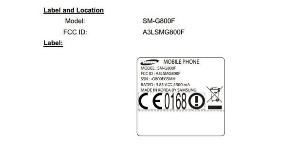 Samsung Galaxy S5 mini at the FCC
