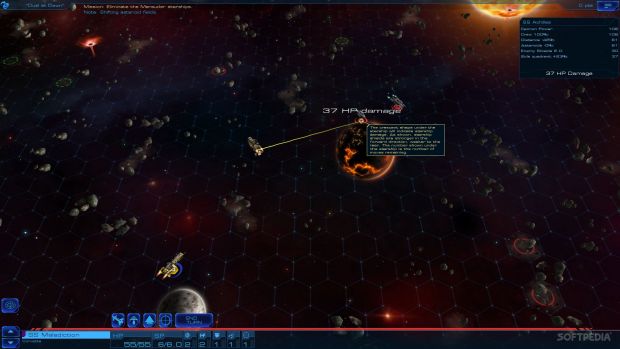 Sid Meier's Starships tactical view