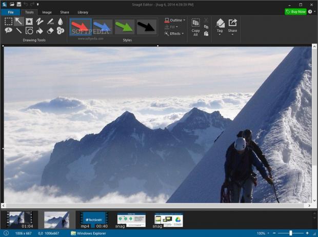 Capture, edit, and share photos with Snagit