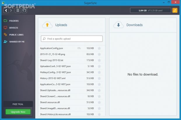 SugarSync: Easily upload and download files from the cloud