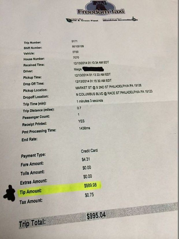 Receipt proves the story is real