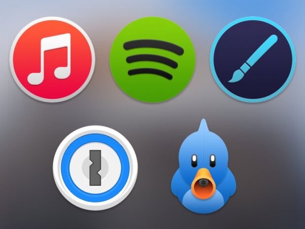 OS X Yosemite application icons