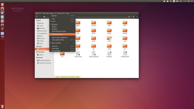 New Local menus in Ubuntu 14.04 LTS