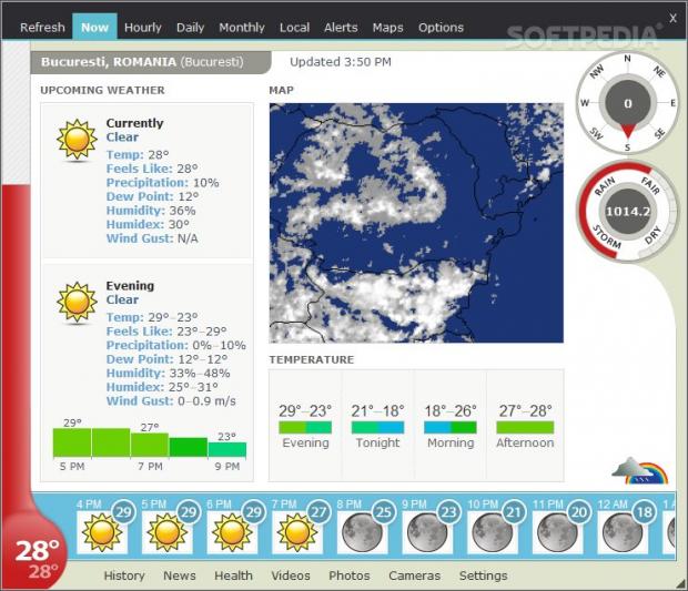 The intuitive set of features helps you easily read the forecasts