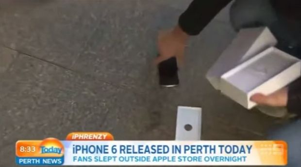 First-ever iPhone 6 was bought in Australia, dropped seconds after unboxing