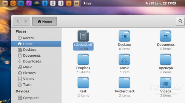 GNOME 3.10 with the Zukitwo and Compass themes