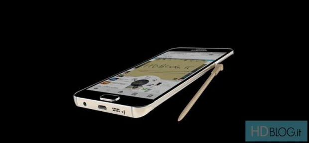 Samsung Galaxy Note 5 (bottom side + display)