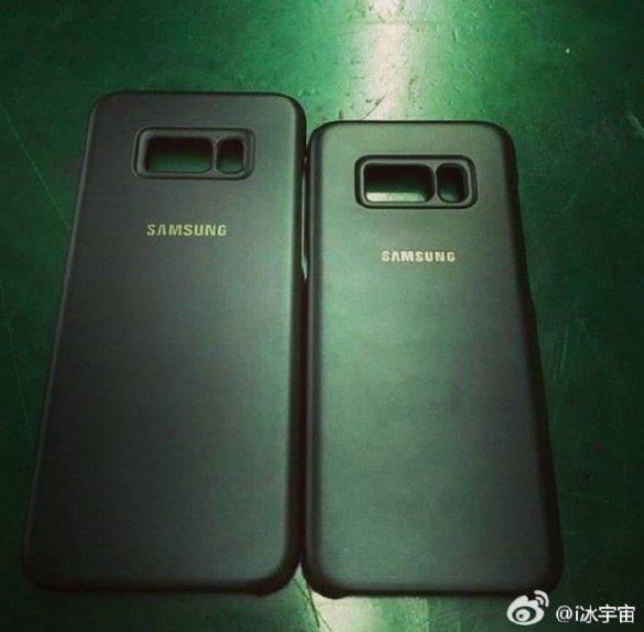 Alleged leaked cases of the Galaxy S8 and S8 Plus