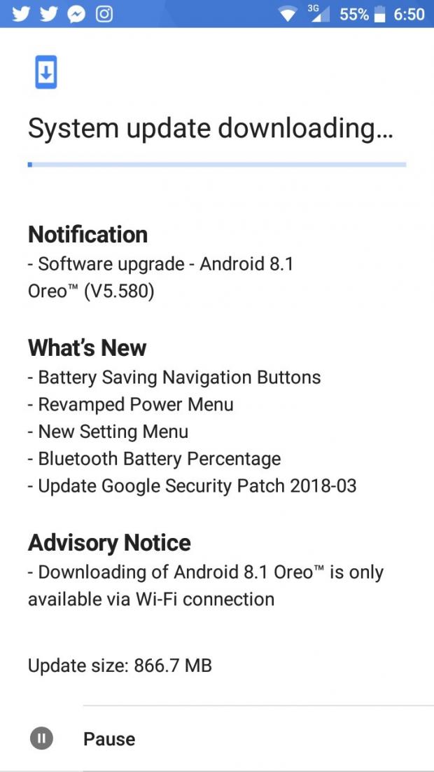 Nokia 6 (2017) gets Android 8.1 Oreo