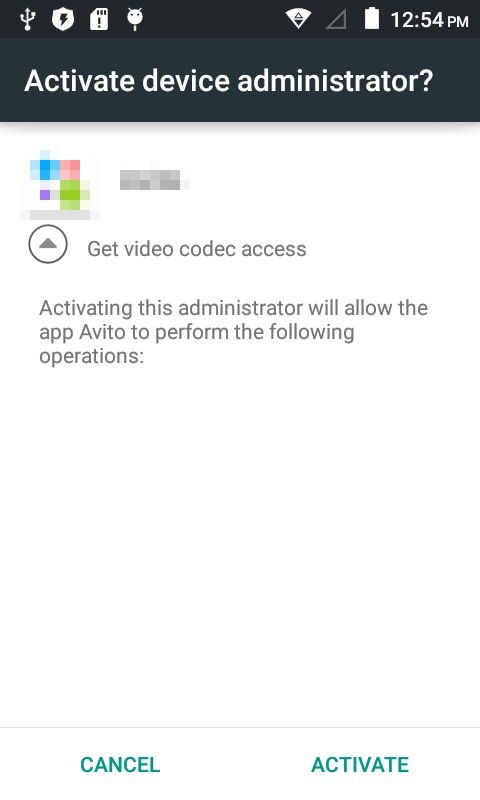 The app will constantly ask for admin permissions