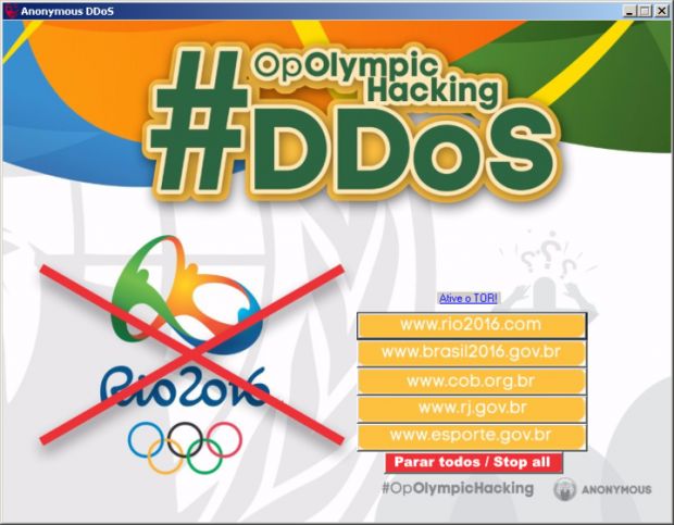 The "opolympddos" DDoS tool