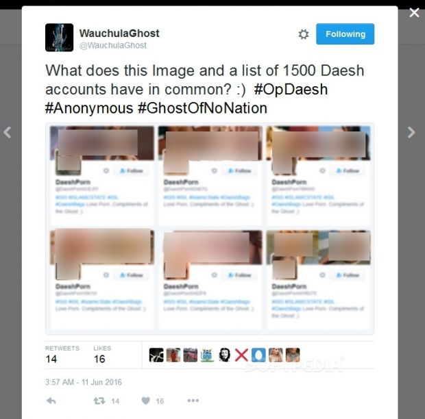 WauchulaGhost is on a mission to deface ISIS Twitter accounts