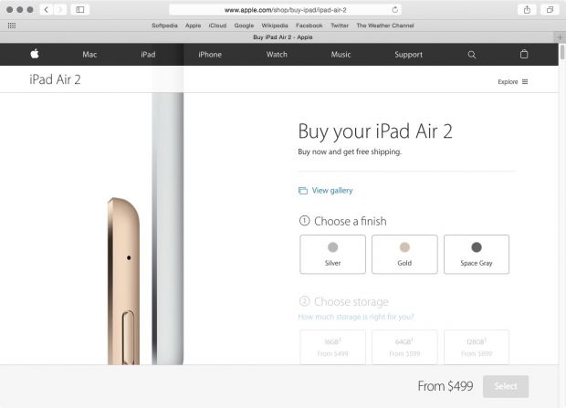 There's no more Store tab in the Apple.com menu