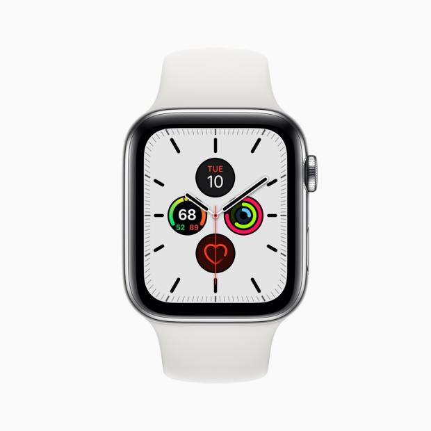 Apple Watch Series 5 with new Meridian face