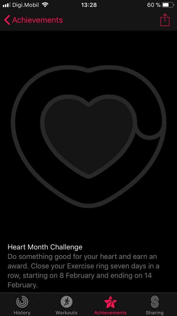 Heart Month Challenge achivement